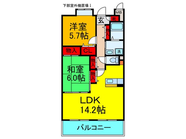 ベレ－ザ香里園の物件間取画像